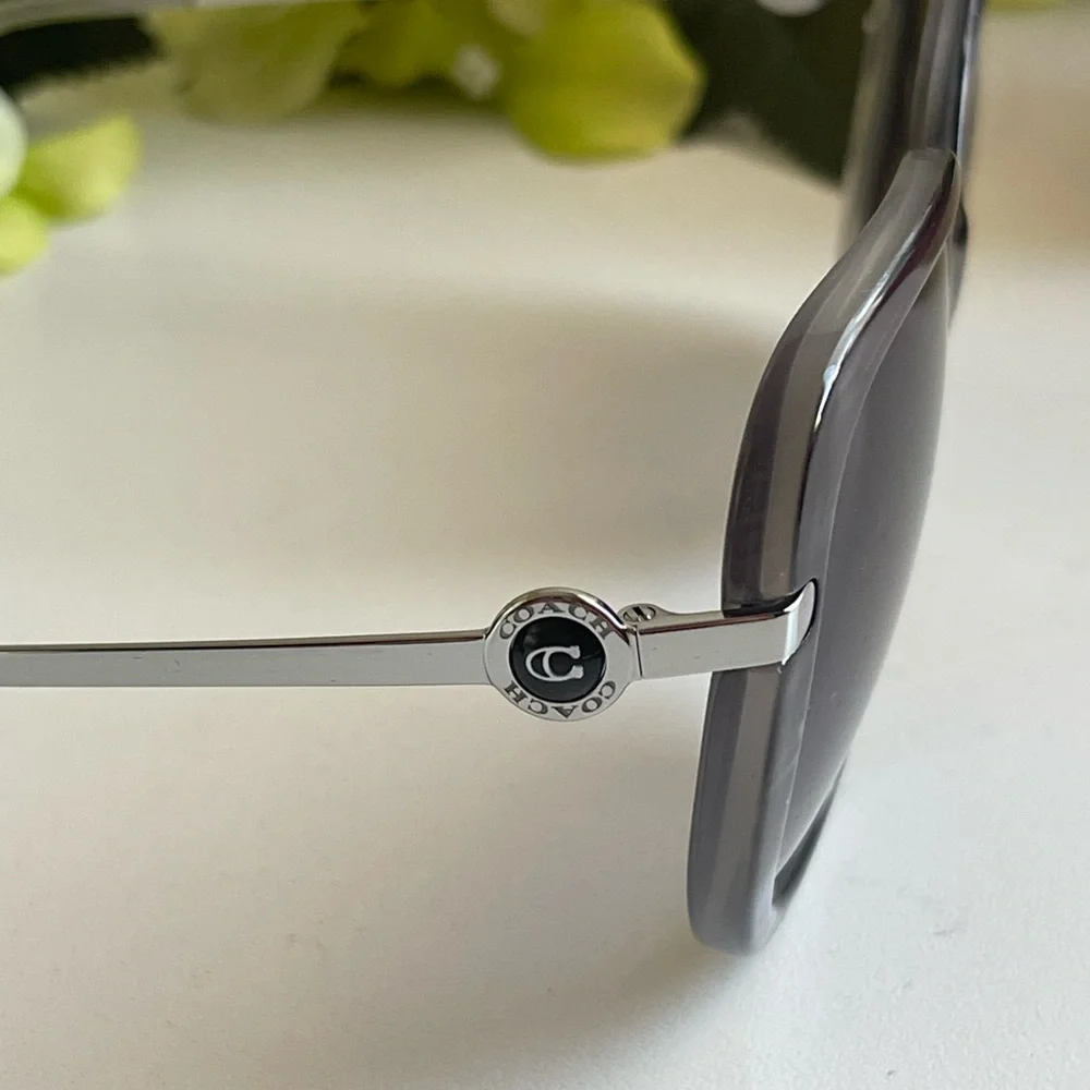 Coach Elegant grey /blue  Sunglasses - Picture 2 of 8